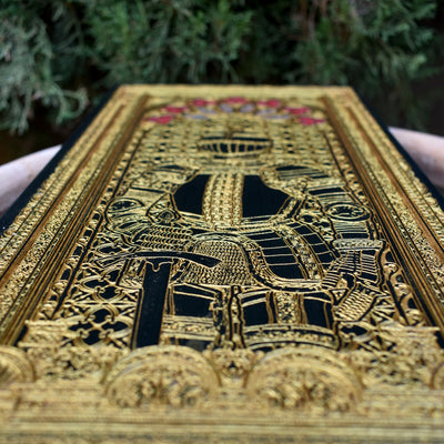 Medieval armor soldier wall art for gothic interiors