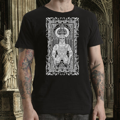 Medieval Graphic T-Shirt, Goth Clothing "Sacred Armour"