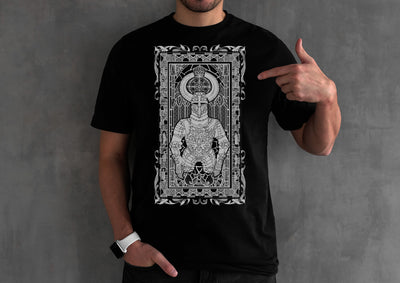 Medieval Graphic T-Shirt, Goth Clothing "Sacred Armour"