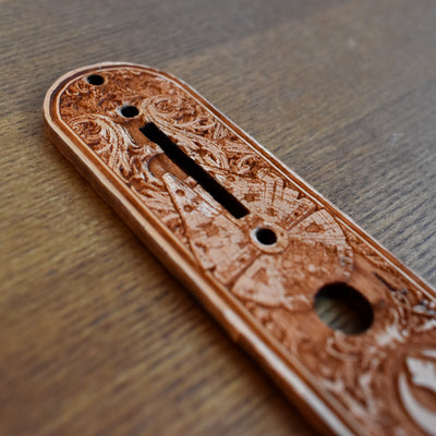 Custom Engraved Telecaster Control Plate – Star Wars Rebel Inspired Design – Compatible with Fender Telecaster Star Wars