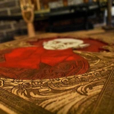 Nosferatu Large Limited Edition – gothic art, engraved wood, dark fantasy, skeleton design, artisan crafted