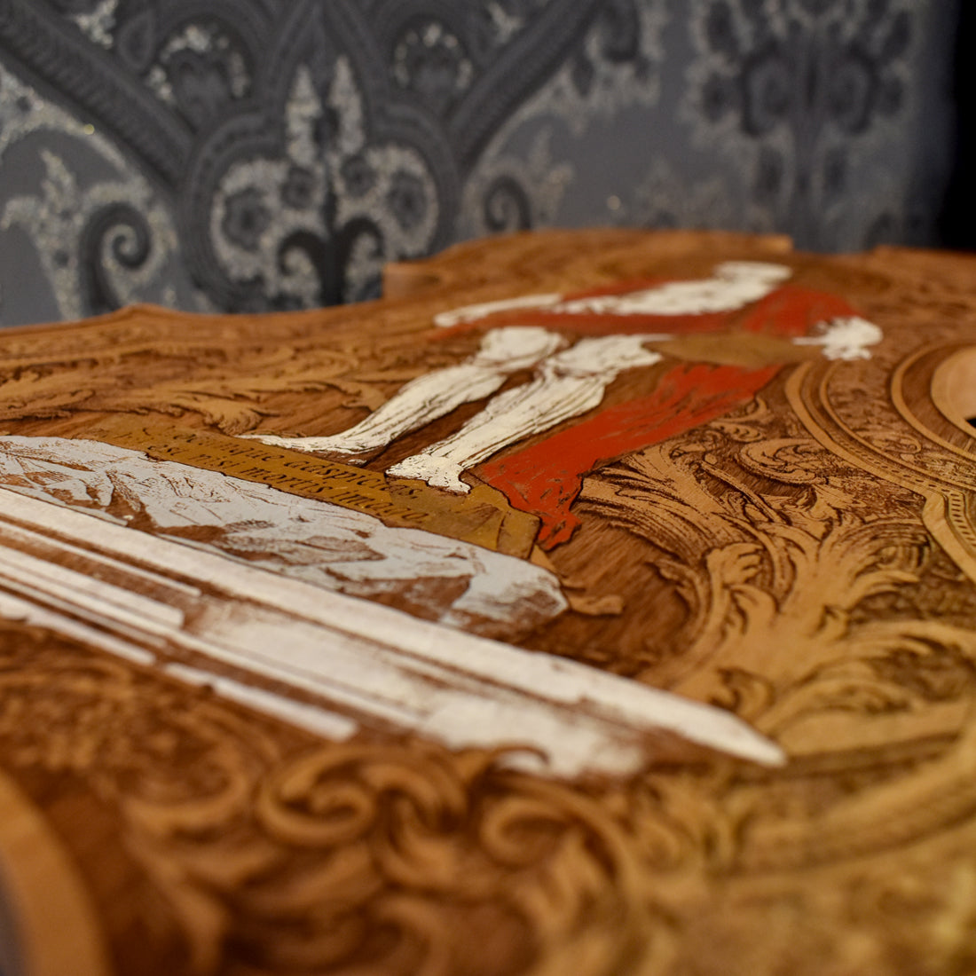 St Bartholomew Skinned Wood Violin