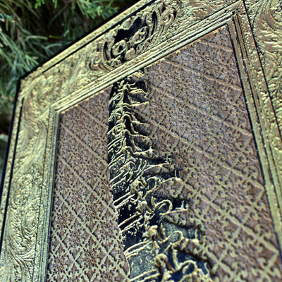 Chiropractor office wall art gothic spine anatomy design