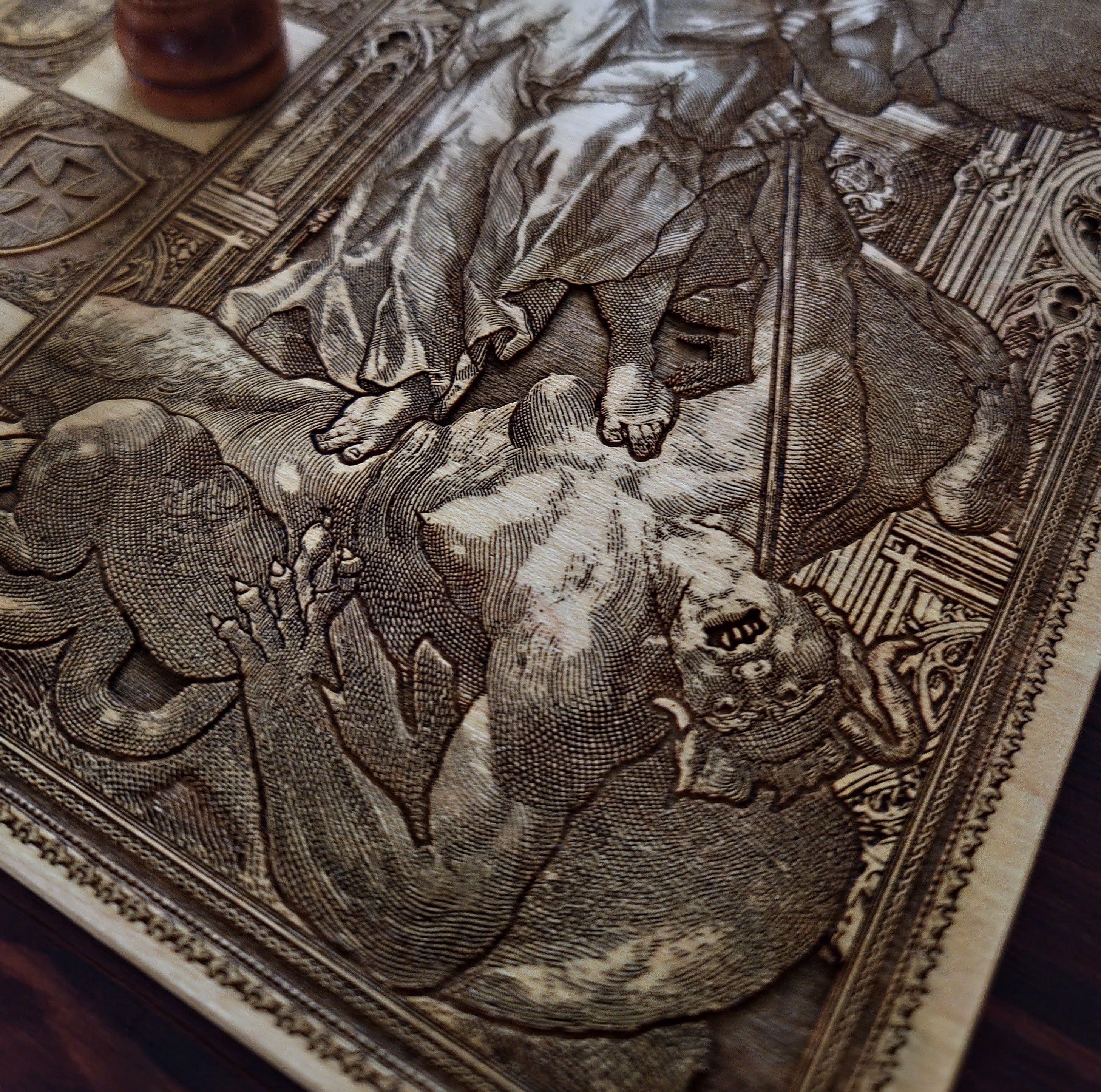 Saint Michael Chess Board