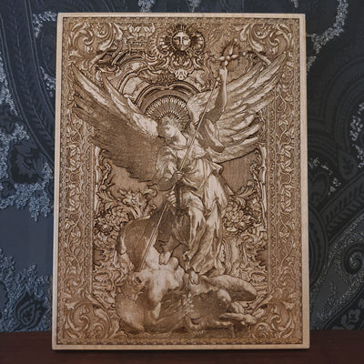 saint michael angel protective icon