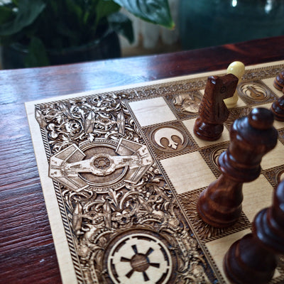 Star Wars Wooden Chess Set