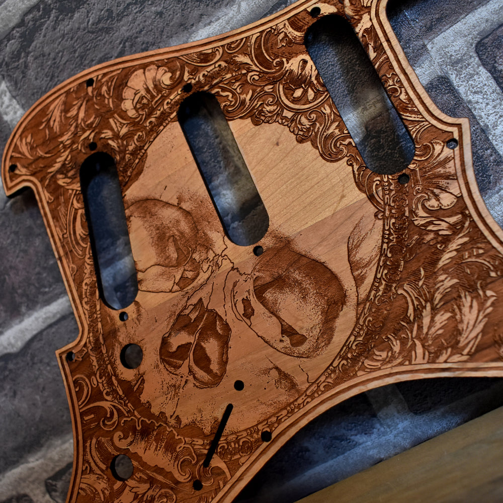 Custom Wood Pickguards for Electric Guitar Fender Stratocaster – Laser ...