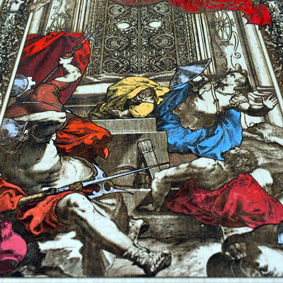 Gothic engraved wood art – gothic art, engraved wood, dark fantasy, skeleton design, artisan crafted