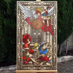 Load image into Gallery viewer, St Michael the Archangel 2 - Mega Large - 4 Wood Pieces
