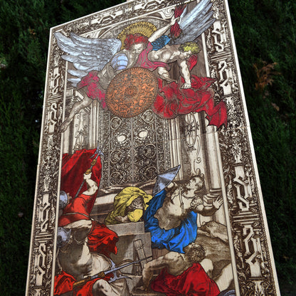 St Michael the Archangel 2 - Mega Large - 4 Wood Pieces