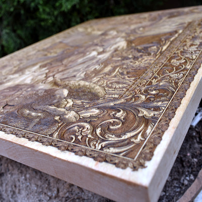 Guardian angel Saint Michael religious wall plaque