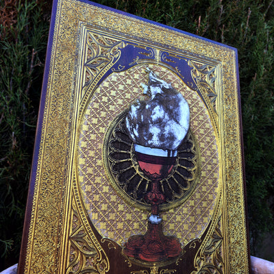 Gothic engraved wood art – gothic art, engraved wood, dark fantasy, skeleton design, artisan crafted