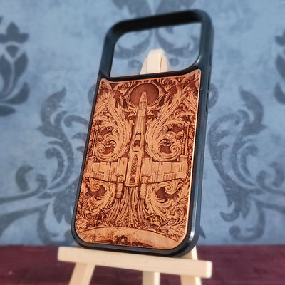 X-Wing Star Wars - Wood Phone Case