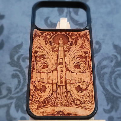 Xwing Star Wars - Wood Phone Case 