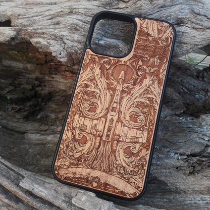 Intergalactic Ship IV Star Wars - Wood Phone Case Star Wars engraved wood phone case
