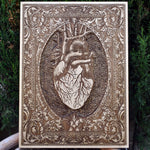Load image into Gallery viewer, Heart - Hand Carved &amp; Laser Engraved - Large

