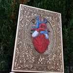Load image into Gallery viewer, Heart Artwork Hand Carved- Large
