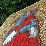 Load image into Gallery viewer, Heart Artwork Hand Carved- Large
