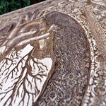 Load image into Gallery viewer, Heart - Hand Carved &amp; Laser Engraved - Large
