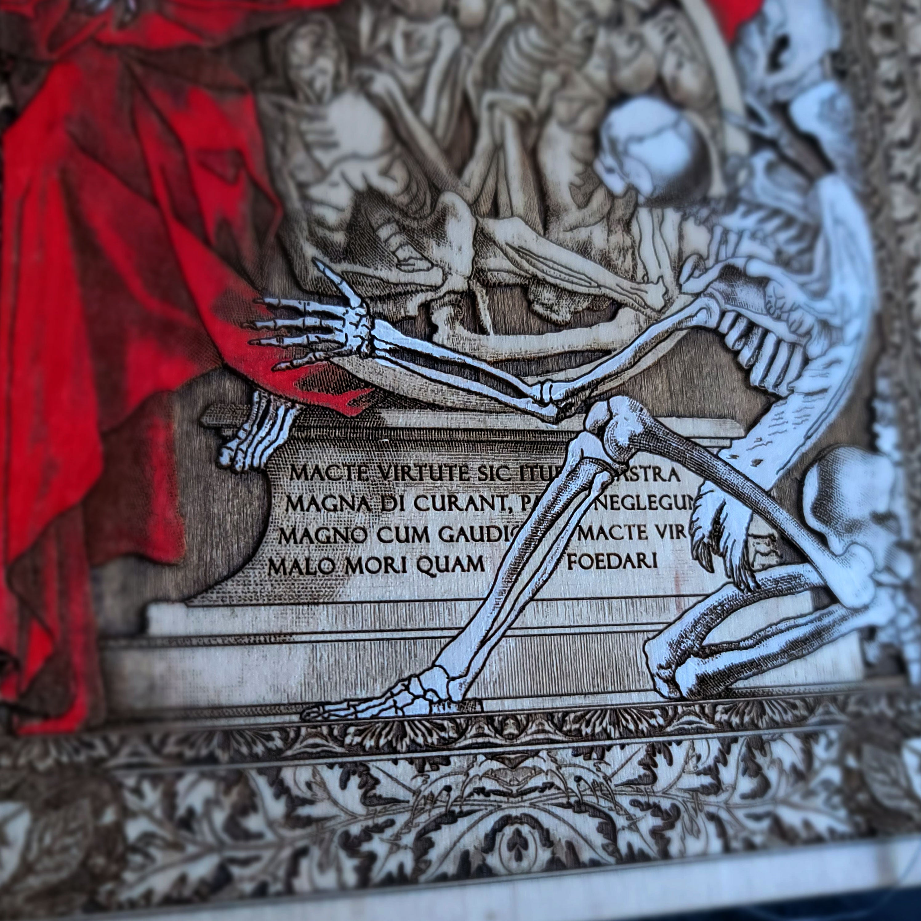 Souls Red Hand Painted - Medium