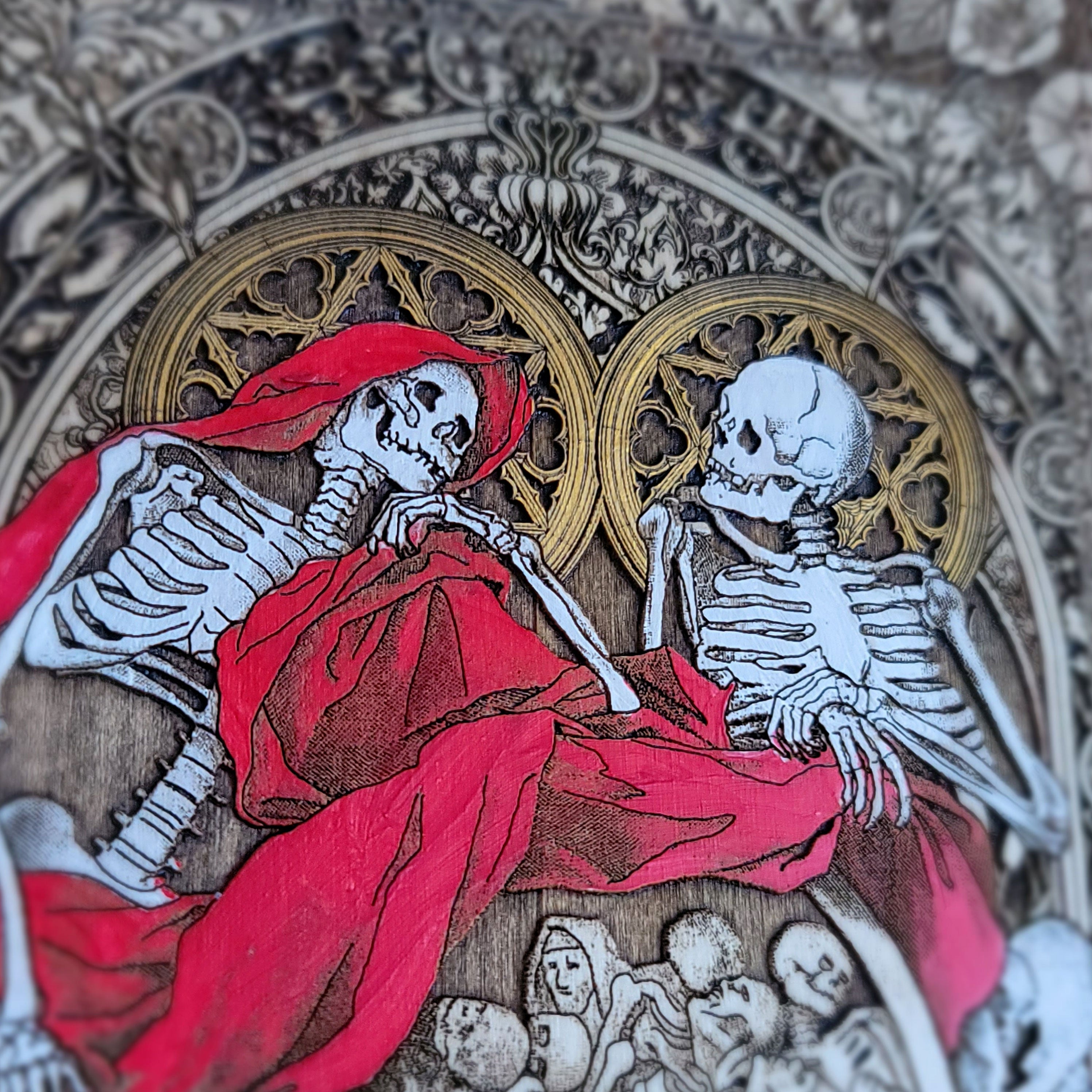 Souls Red Hand Painted - Medium