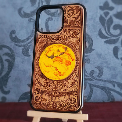 Arrakis Dune - Funda de madera para teléfono - Pintada a mano