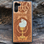 Load image into Gallery viewer, iPhone &amp; Samsung Galaxy Wood Phone Case - The Chalice Gothic Pattern Hand Painted
