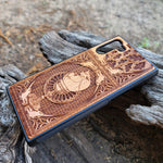 Load image into Gallery viewer, iPhone &amp; Samsung Galaxy Wood Phone Case - The Chalice Gothic Pattern
