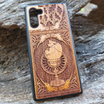 Load image into Gallery viewer, iPhone &amp; Samsung Galaxy Wood Phone Case - The Chalice Gothic Pattern
