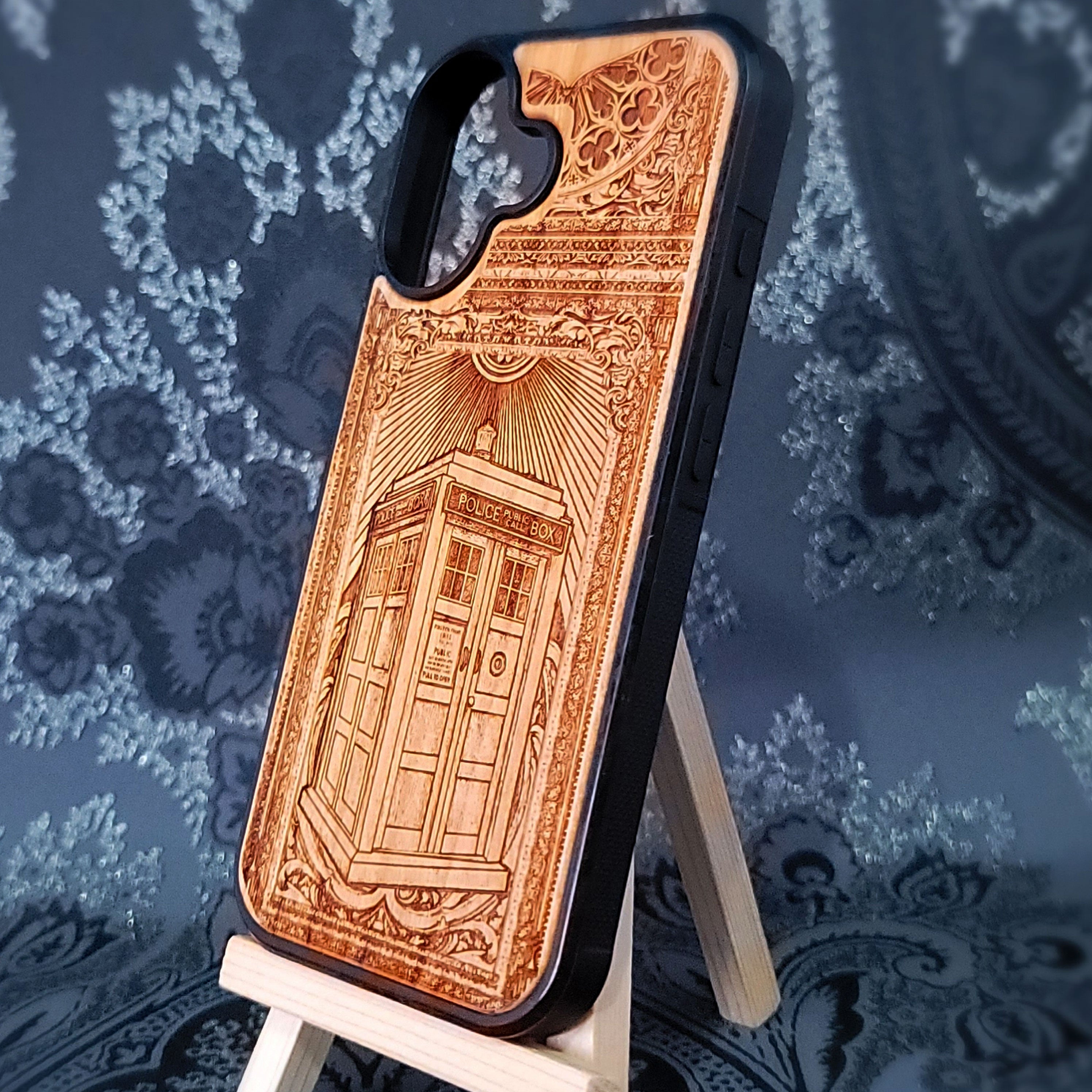 Doctor Who Wood Phone Case
