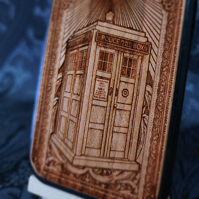Doctor Who Wood Phone Case