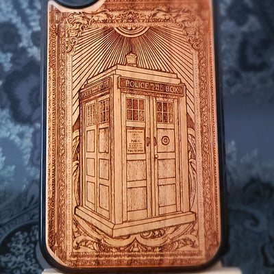 Doctor Who Wood Phone Case