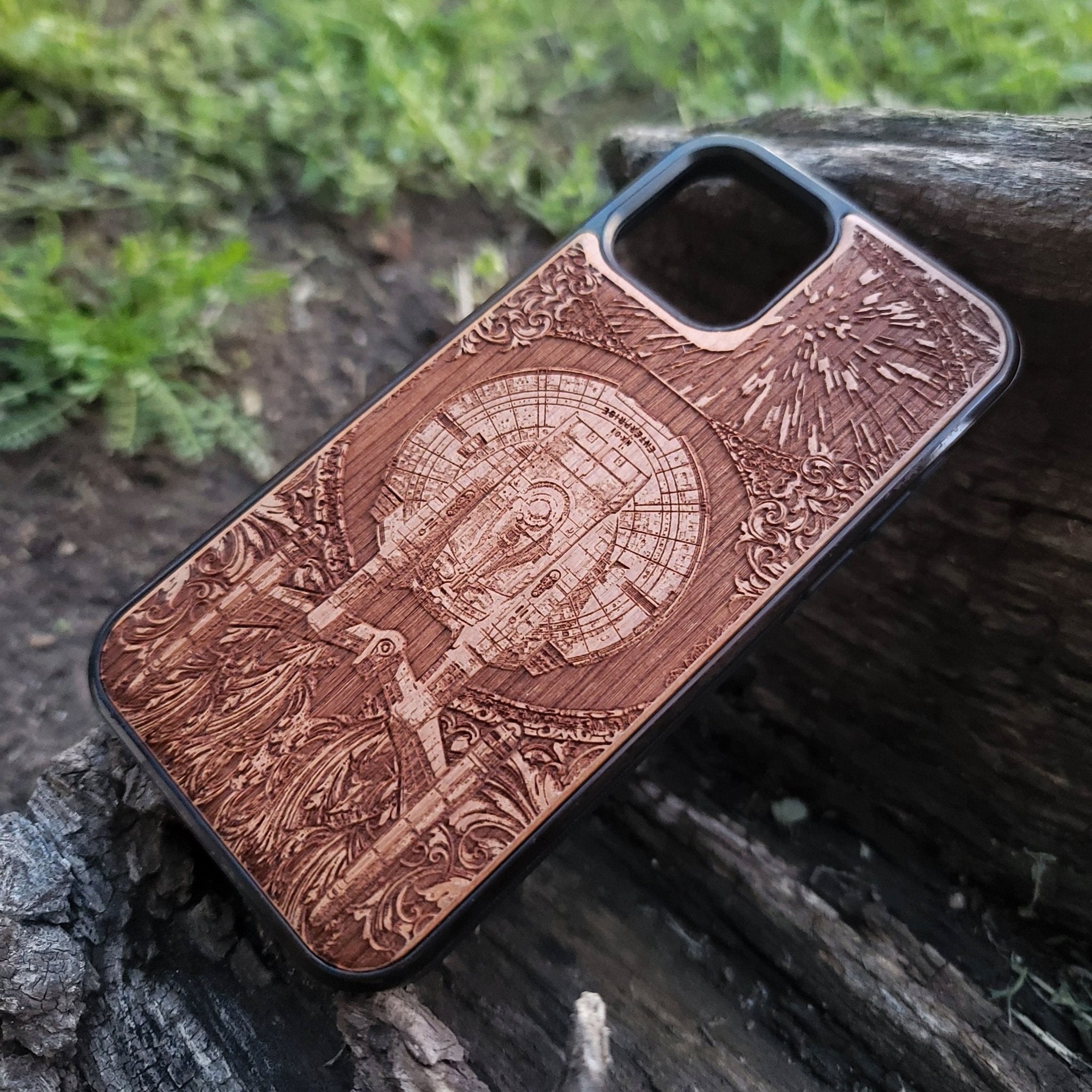 Starship NX01 engraved phone cover iPhone  Samsung Galaxy