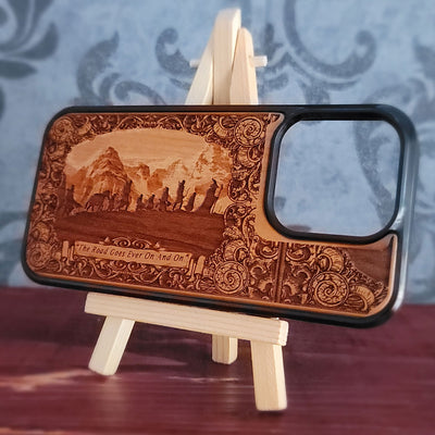 The Fellowship LOTR Wood Phone Case