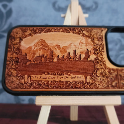 The Fellowship LOTR Wood Phone Case