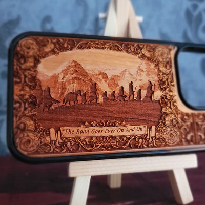 The Fellowship LOTR Wood Phone Case
