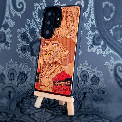 Freddy - Wood Phone Case - Hand Painted