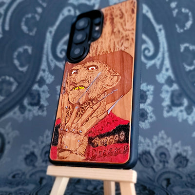 Freddy - Wood Phone Case - Hand Painted