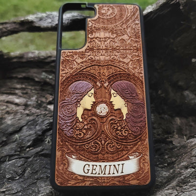 Gemini birthday gift idea – artistic zodiac phone case