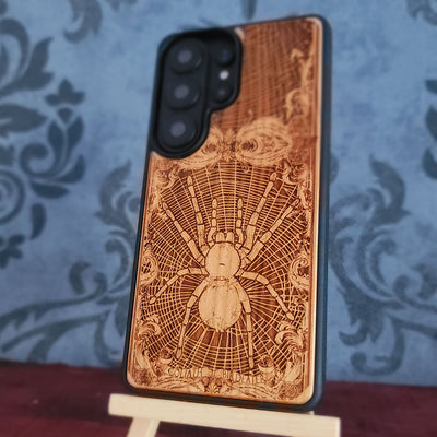 Goliat el Comepájaros - Funda de madera para teléfono
