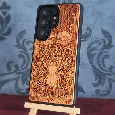 Goliat el Comepájaros - Funda de madera para teléfono