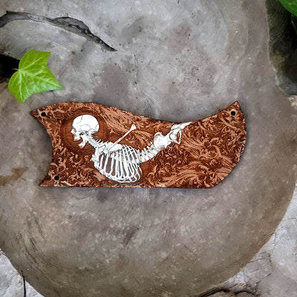 Golpeador Epiphone SG Special - Stumble Skeleton pintado a mano