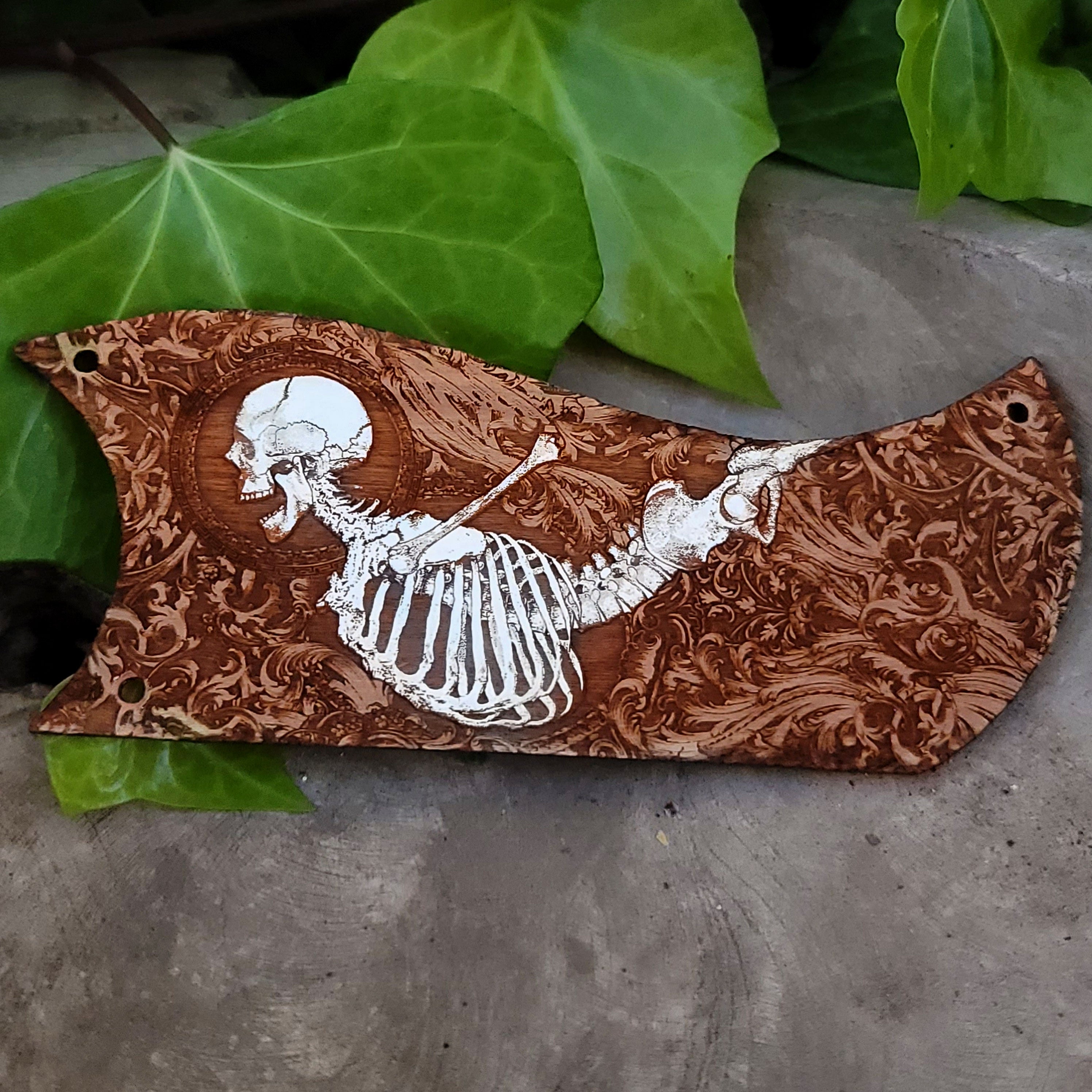 Epiphone SG G-400 Pro Pickguard - Stumble Skeleton Hand Painted