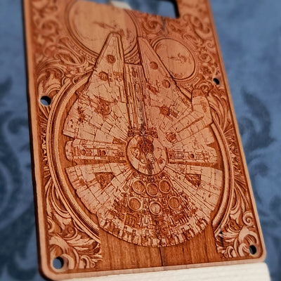 Millennium Falcon Star Wars Tremolo Cover for Stratocaster Electric Guitar