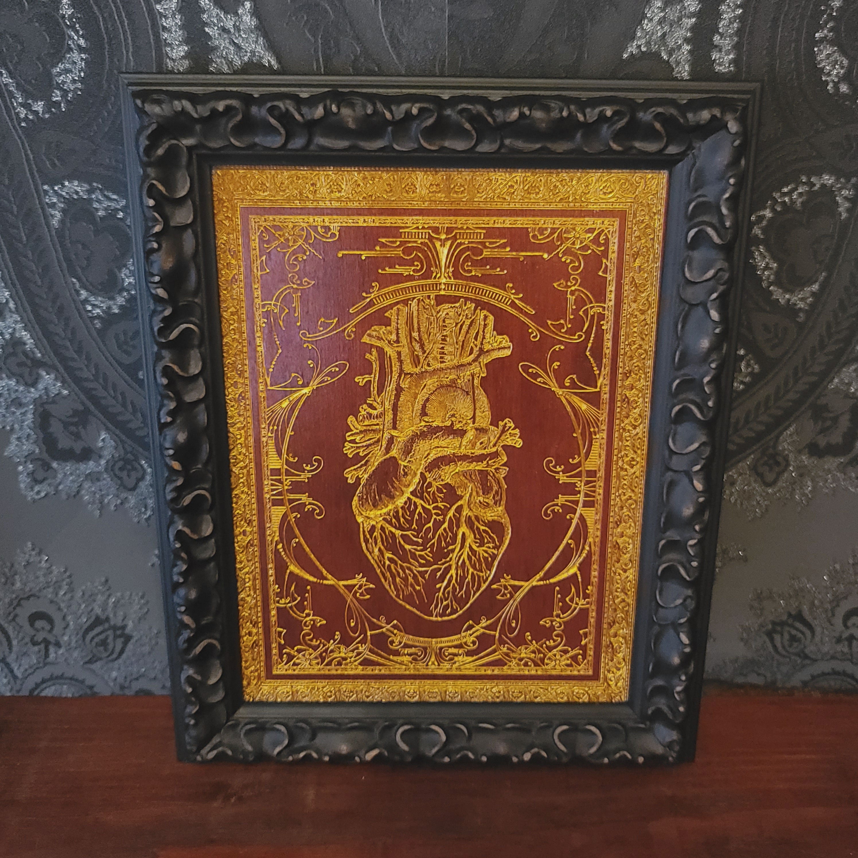 Red Walnut Heart - Mini