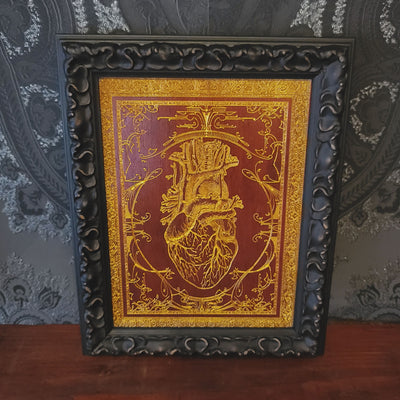 Red Walnut Heart - Mini
