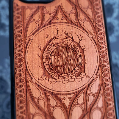Handyhülle aus Holz - Individuelles Symboldesign XX
