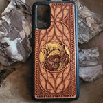 Load image into Gallery viewer, iPhone &amp; Samsung Galaxy Wood Phone Case - Lord of The Rings Fairy Hobbit Door II Hand Painted
