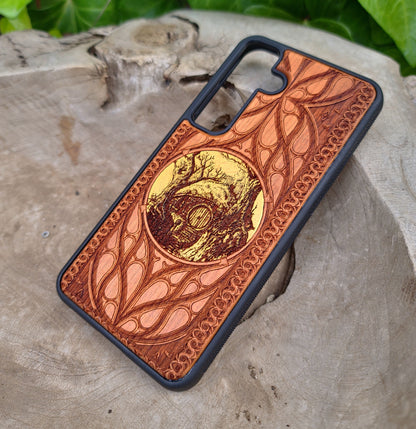 Fantasy Movie - Wood Phone Case - Hand Painted