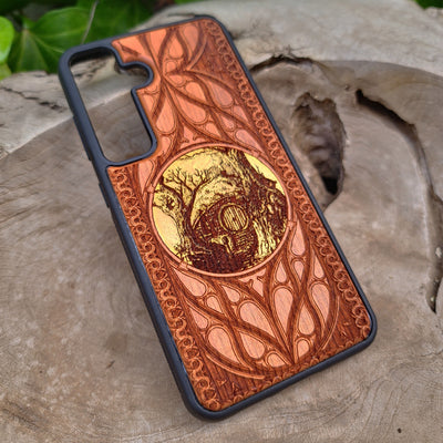 Fantasy Movie - Wood Phone Case - Hand Painted